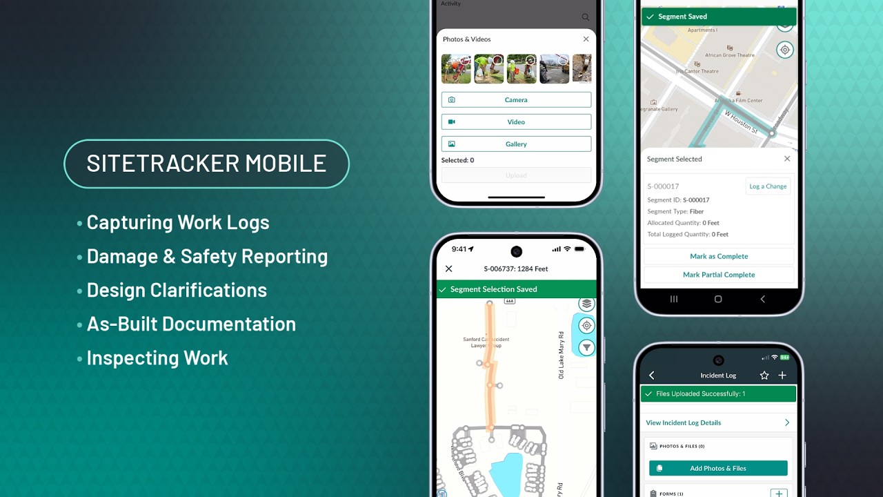 Sitetracker Mobile for Fiber Crews | Real-Time Field Documentation & Quality Control