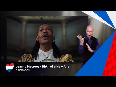 Jeangu Macrooy - Birth Of A New Age | Nederland 🇳🇱 | Sign dance | ESC21