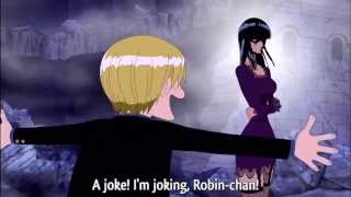 One Piece Funny: Nico Robin - Sanji funny )) Sanji