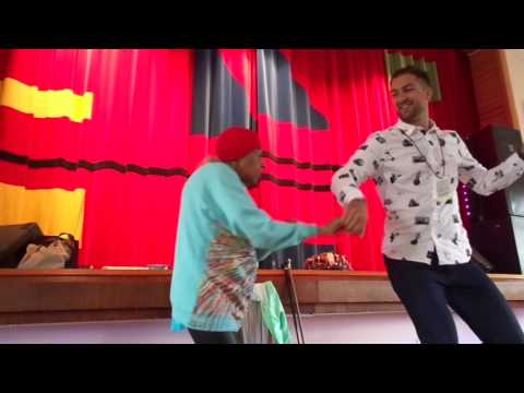Dawn Hampton dances with Adam HDC 2015