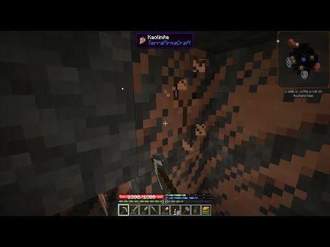 *TerraFirmaCraft* Episode 34 -Mining For Kaolinite-