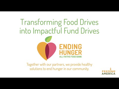 Transforming food drives into impactful fund drives