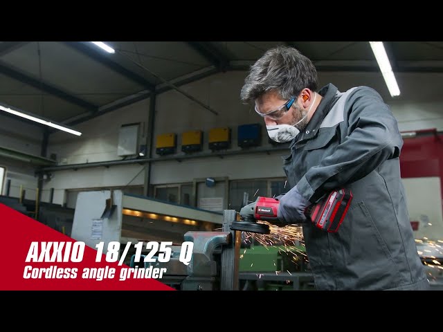Einhell 4431151 - Meuleuse d'angle sans fil - AXXIO 18/125 Q - Machine seule-image
