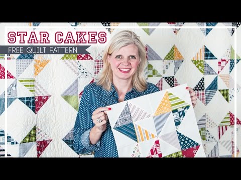 Star Cakes: Free Layer Cake Quilt Pattern - Shortcut Quilt Series | Fat Quarter Shop