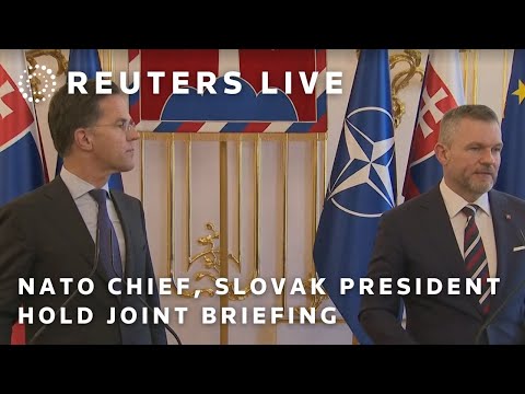 LIVE: NATO chief and Slovak president hold joint press conference