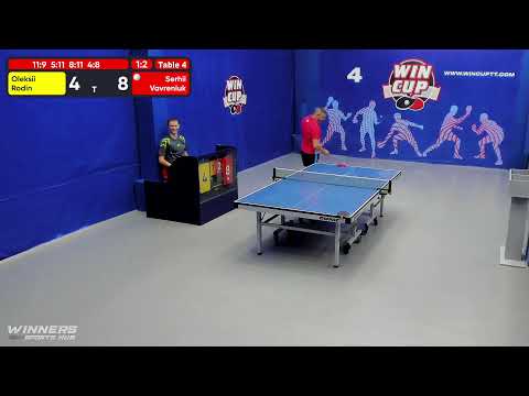 16:30 Родин Алексей 1-3 Вавренюк Сергей  стол 4  ЮГ-3  05.07.22