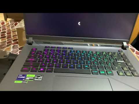 First Time Boot ASUS ROG Strix G16 (2024) Gaming Laptop