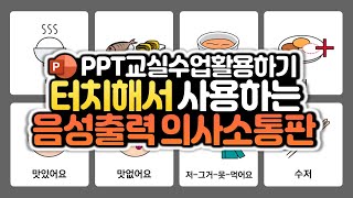 파워포인트(PPT)&발라볼카(Balabolka) 활용한 보완대체의사소통판(AAC) 제작