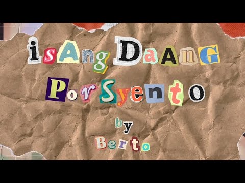 Isang Daang Porsyento (Official Lyric Video)