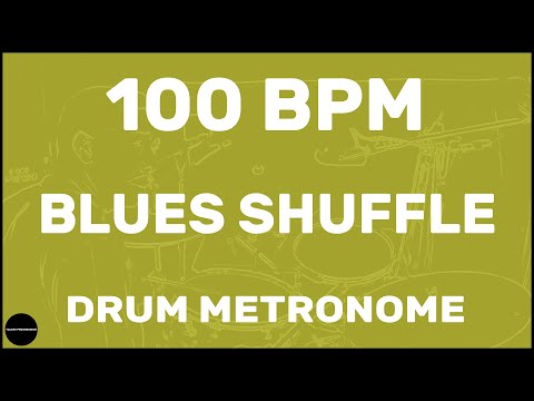 Blues Shuffle | Drum Metronome Loop | 100 BPM