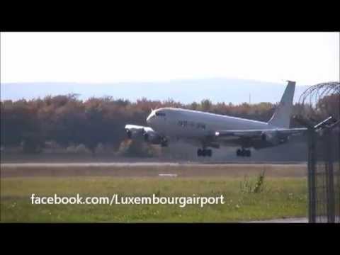 NATO B707-307 TCA LX-N19997 -now, if that ain't a LOW pass!!!