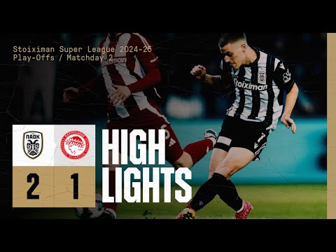 FC PAOK Salonic 2-1 FC Olympiacos Pireu 
