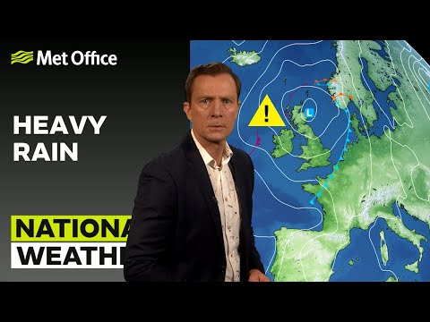 10/07/23 – Wet Monday for Most – Afternoon Weather Forecast UK – Met Office Weather