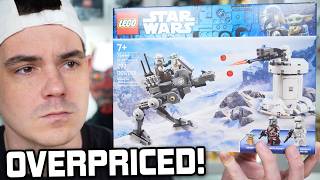 RIDICULOUS! LEGO Star Wars AT-RT ATTACK Review! (75444)