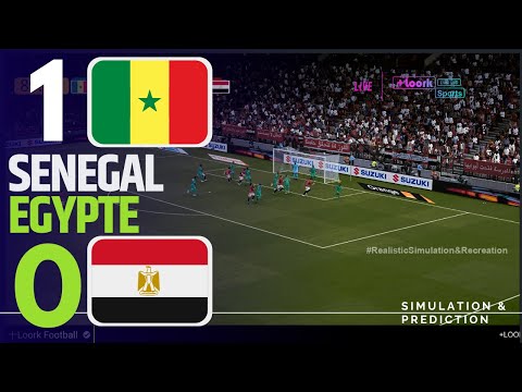 SENEGAL vs EGYPTE EN DIRECT 🔴🇸🇳🇪🇬 / DEMI FINALE / CAN 2025 / CAN 2026 / MATCH SIMULATION