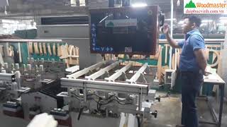Woodmaster . MÁY LÀM MỘNG CNC 4 đầu- MÁY ĐỤC MỘNG ÂM CNC Bàn 1500mm