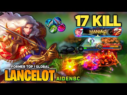 RIP SAVAGE! Lancelot Fast Hand Gameplay [Former Top 1 Global Lancelot] by AIDENBC - Mobile Legend