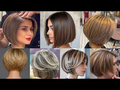 Bob haircut ideas for women over 40 from YouTube