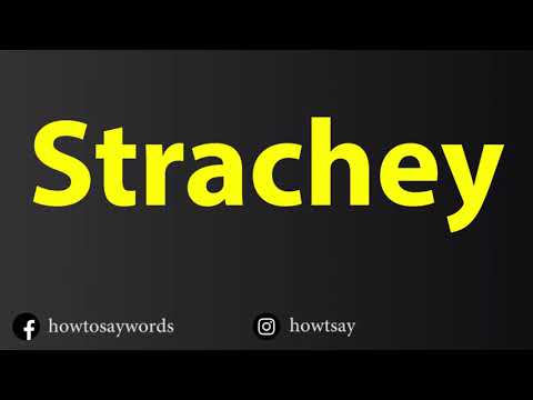 How To Pronounce Strachey