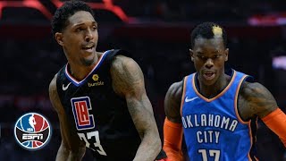 Lou Williams - Los Angeles Clippers - Russell Westbrook - Oklahoma City Thunder