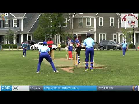 Cricademy Live EYCL 2021 U16 Final - CricMax Vs Indoor Cricket USA @ Naaman Williams Park