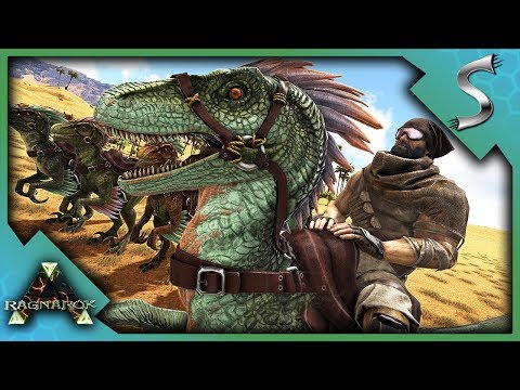 TAMING A RAPTOR HUNTING PACK! - Ark: RAGNAROK [DLC Gameplay S3E5]