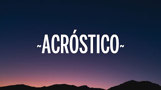 Shakira - Acróstico (Letra/Lyrics)