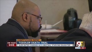 Glen Bates on trial in toddler's death