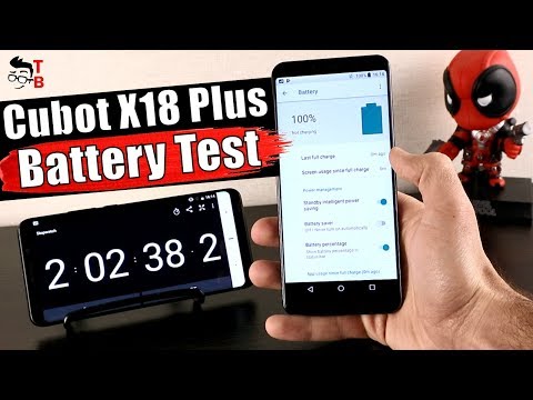 Cubot X18 Plus - Battery Drain and Charging Time + GIVEAWAY