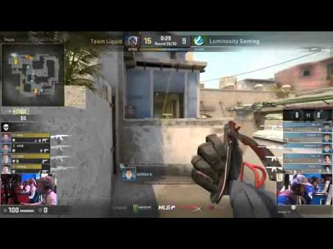 UNBELIEVABLE Jumping AWP Double Noscope by Luminosity Coldzera vs Liquid at MLG CS  GO Majoripadipad