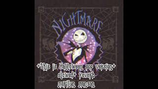 this is Halloween pop version slowed reverb made by: Thaly taki original song by: Marilyn manson