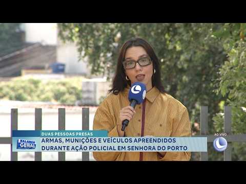 Duas pessoas presas: Armas, munições e veículos são apreendidos em Senhora do Porto.