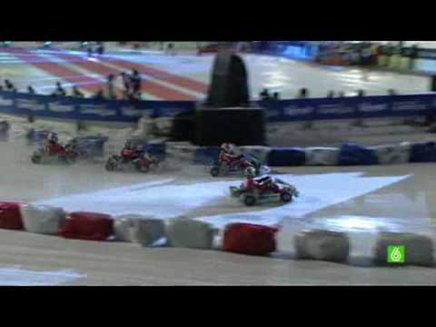 Fernando Alonso and Felipe Massa clash in racing at Madonna di Campiglio Vrooom 2010 Ferrari