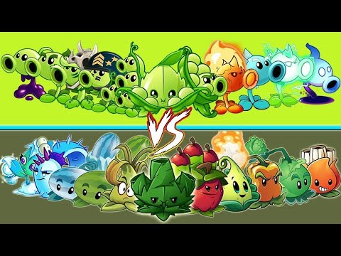 Random 30 PEA & PULT Plants Battlez - Which Plant Will Win? - PvZ 2 Plant vs Plant