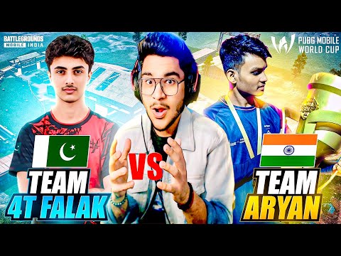 *4T FALAK* VS *TEAM ARYAN HENRY*😲INDIA🇮🇳 VS PAKISTAN🇵🇰IN PUBG MOBILE WORLD CUP AFTER 6 YEARS