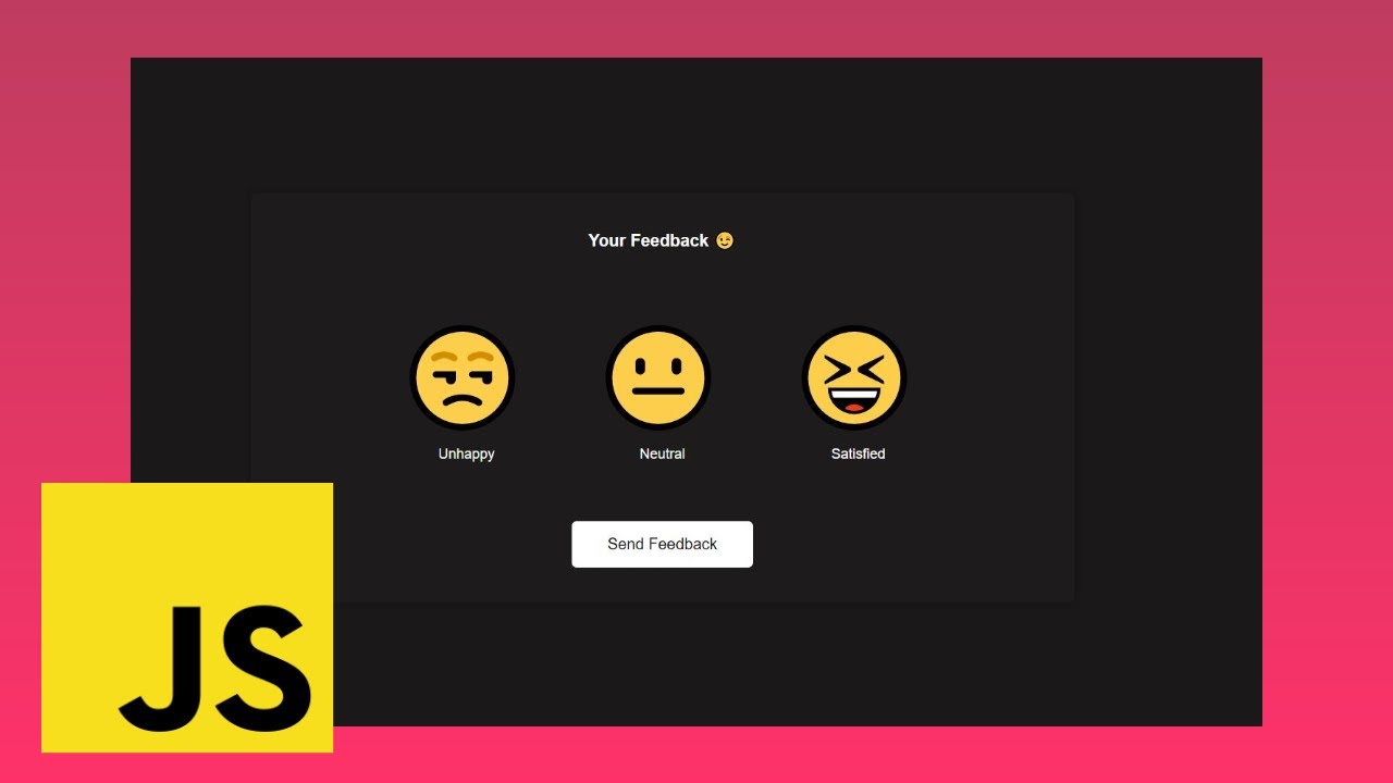 Feedback Made Easy: Building a User-Friendly Feedback UI with HTML5, CSS3, and JavaScript