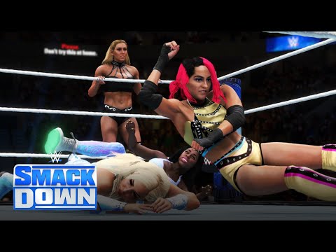 WWE 2K20 SMACKDOWN DAKOTA KAI & NAOMI VS CHARLOTTE & DANA BROOKE