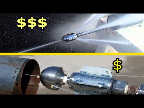 $500 Sewer Jetter Versus $15,000.00  SEWER JETTER Test (Instant Regret?)