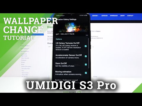 How to Download and Apply Live Wallpaper in Umidigi S3 Pro - Magic Fluids