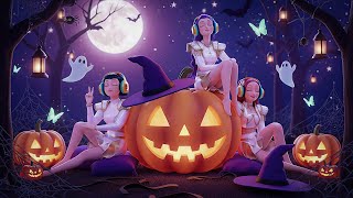 Fall Asleep in 3 Minutes on Halloween Night 🎃 | A Spooky Melody with Rumi, Mira & Zoey
