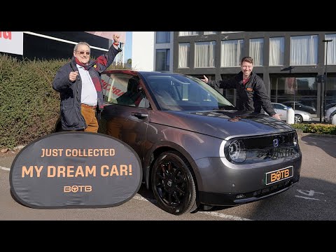 BOTB winner Brian Seifert collects his brand new Honda e Advance!