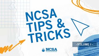 NCSA Recruiting Tips and Tricks - Volume I