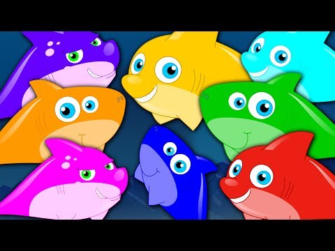 Learn Colors | Shark Colors Song | Learning Videos For Children | Cartoons For Babies by Kids Tv