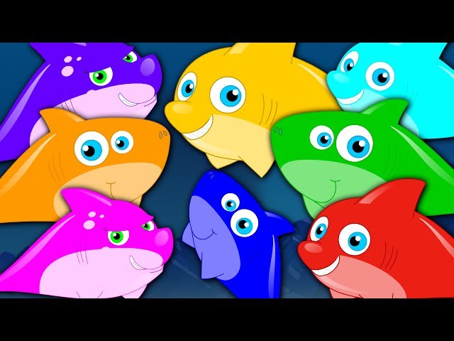 Learn Colors | Shark Colors Song | Learning Videos For Children | Cartoons For Babies by Kids Tv