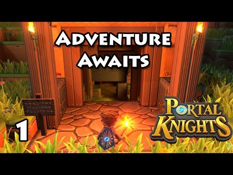 Let's Play Portal Knights - Learning the Ropes Adventure Awaits!