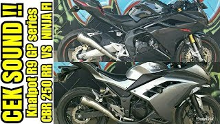 Download lagu PERBANDINGAN SUARA KNALPOT R9 GP SERIES DI NINJA Fi & CBR 250 RR mp3