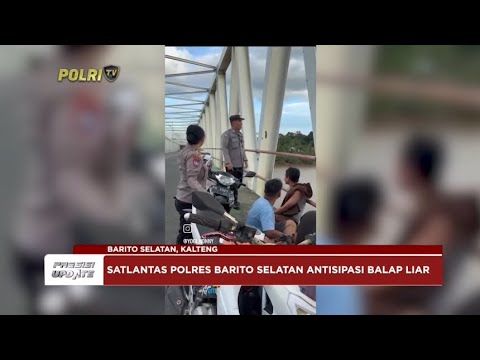 PRESISI UPDATE : POLSEK DUSUN SELATAN PASANG IMBAUAN LARANGAN BALAPAN LIAR 24/05/2024 18.00