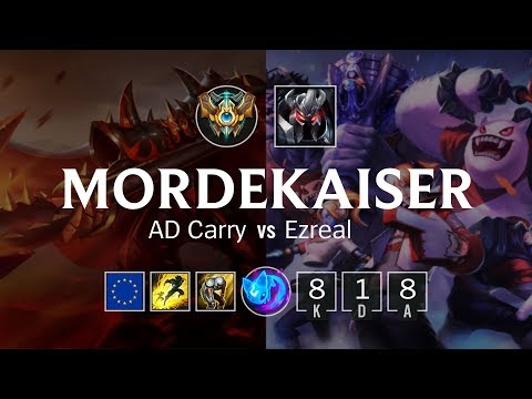 Mordekaiser Bot vs Ezreal - EUW Challenger Patch 8.23