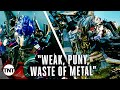Optimus Prime Fights Megatron To Save Sam Shia LeBeouf Transformers Revenge Of The Fallen TNT