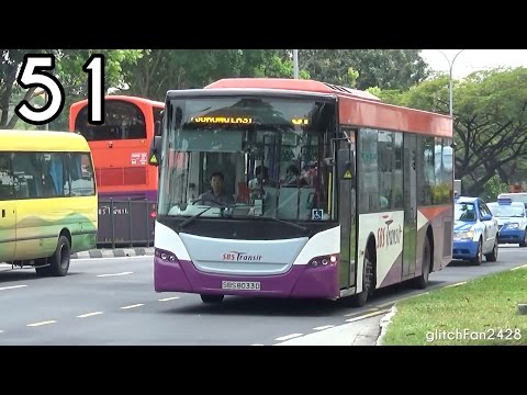 [SBST] SBS8033D on Service 51 - Scania K230UB Euro IV Gemilang Demonstrator